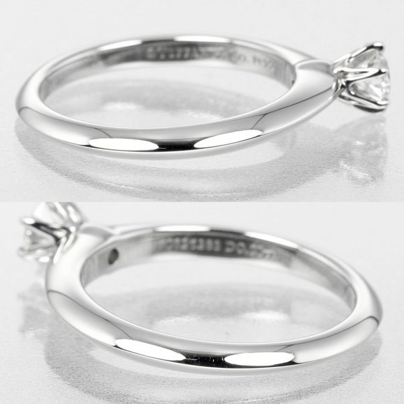 TIFFANY Authentic Silver Diamond Ring - Picture 5 of 10